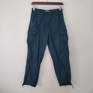 Refuge Parachute Cargo Pants Y2K Streetwear Loose Fit Drawstring Unisex